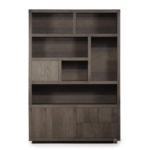 Kabinet Helsinki - 150cm - Bruin - 96267 - bergkasten, Huis en Inrichting, Kasten | Buffetkasten, Nieuw, Overige materialen