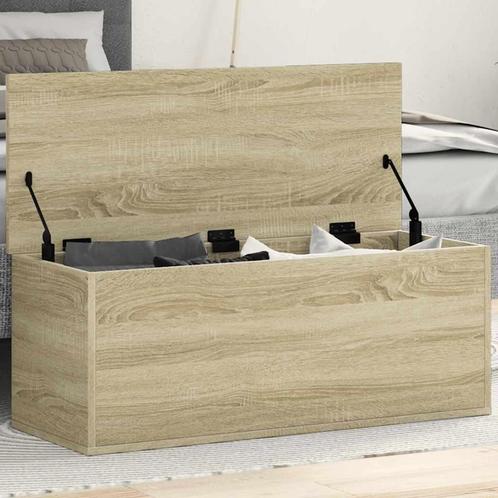 vidaXL Opbergbox 90x35x35 cm bewerkt hout sonoma, Huis en Inrichting, Woonaccessoires | Kisten, Nieuw, Verzenden