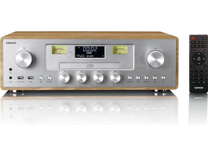Lenco DAR-281WDSI - DAB+/FM-radio met CD-speler en Bluetooth, Audio, Tv en Foto, Radio's, Zo goed als nieuw, Verzenden