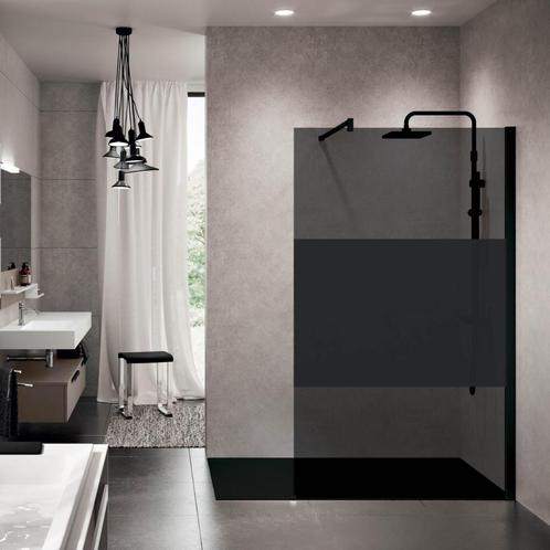 Inloopdouche Novellini Kuadra met Donkere Middenband 140x200, Doe-het-zelf en Verbouw, Sanitair, Douche, Nieuw, Ophalen of Verzenden