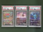 Pokémon - 3 Graded card - Charizard, Venusaur, Blastoise, Nieuw
