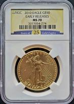 Gouden American Eagle 1 oz 2010 NGC MS70, Postzegels en Munten, Munten | Amerika, Goud, Losse munt, Verzenden, Midden-Amerika