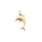 Gouden hanger van een dolfijn (ketting hanger), Ophalen of Verzenden, Gebruikt, Goud, Overige merken