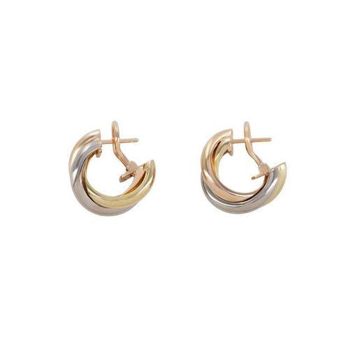 Cartier - Oorbellen - Trinity Pierced - 18 karaat Geel goud,, Sieraden, Tassen en Uiterlijk, Oorbellen