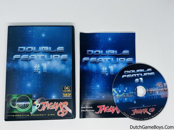 Atari Jaguar CD - Double Feature #1, Spelcomputers en Games, Games | Atari, Gebruikt, Verzenden