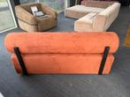 Roll Sofa Bank Lounge velvet brique donker oranje, Ophalen, 150 tot 200 cm, 75 tot 100 cm, Brique roll sofa