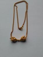 Halsketting - 18 karaat Geel goud - Gouden collier van 18k, Sieraden, Tassen en Uiterlijk, Kettingen, Nieuw