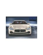 2013 MASERATI GHIBLI BROCHURE ENGELS, Nieuw, Author