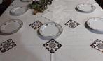 Tafelkleed (13) - 260 cm - 190 cm - Oude borduursels, Antiek en Kunst, Antiek | Kleden en Textiel