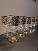 Cristal dArques - Wijnglas (10) - 22 kt goud - Neo-Rococo /