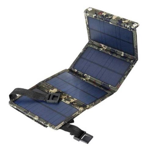 Solar Oplader met 4 Zonnepanelen 20W - Draagbaar Flexibele, Telecommunicatie, Mobiele telefoons | Telefoon-opladers, Nieuw, Verzenden