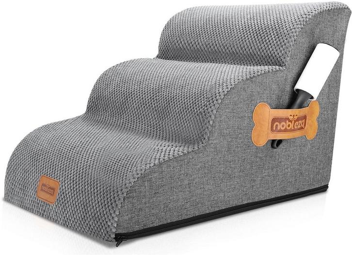 Hondentrapje voor honden - 40x57x40 cm - Grijs - Nobleza, Dieren en Toebehoren, Overige Dieren-accessoires, Nieuw, Verzenden