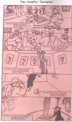 Spotprent over Frau Germania in Nazi-Duitsland (lijst optie), Antiek en Kunst, Verzenden