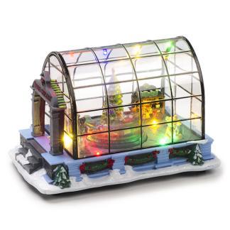 Kersttafereel | Kas (8 leds, Bewegend), Diversen, Kerst, Nieuw, Verzenden