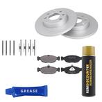 Voordeelset Remschijven + Remblokken OPEL CORSA 1.5 D voorzi, Verzenden, Nieuw