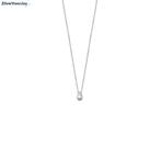 Zilveren mini druppel ketting, Verzenden, Nieuw, Zilver
