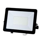 LED bouwlamp - Zwart - 100W - 8000 lumen - Met beugel, Tuin en Terras, Verzenden, Wandlamp, Netvoeding, Led