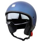 Motocubo beetle jethelm met vizier | mat blauw | ECE 22.06, Verzenden, Nieuw met kaartje