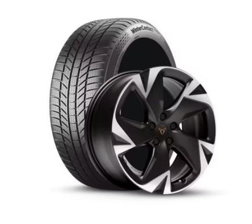 Winterset | 19 inch Machined Black | Breedset | Tavascan, Auto-onderdelen, Banden en Velgen, 19 inch, Winterbanden, Nieuw, Banden en Velgen