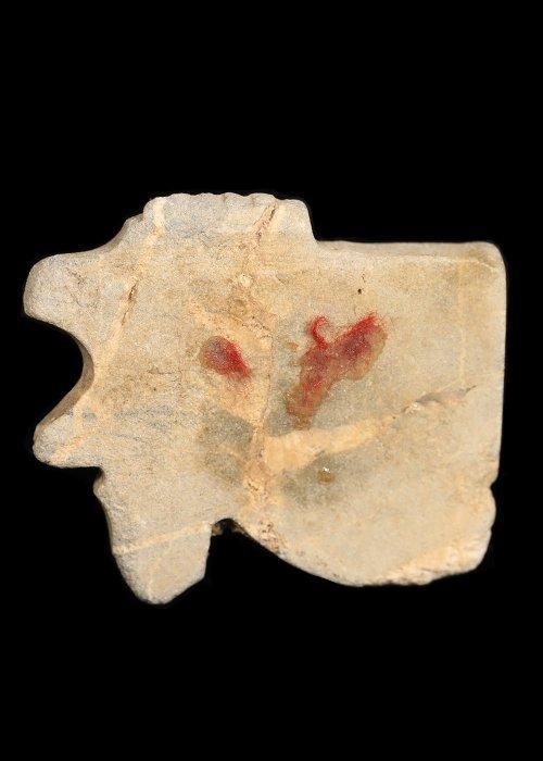 Oude Egypte, late periode Grijs Hardstone Wedjat-sieraad, Antiek en Kunst, Antiek | Overige Antiek