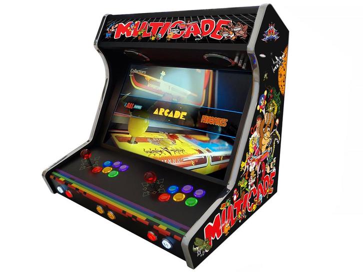 24 Premium WBE Arcade Bartop Cabinet Multicade Zwart...., Spelcomputers en Games, Spelcomputers | Overige