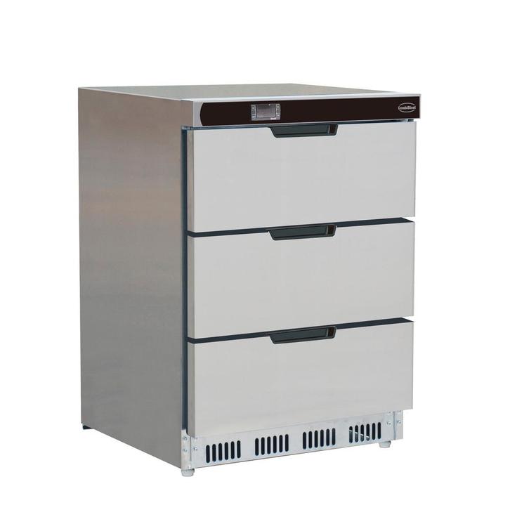 Combisteel Koelkast | 101L | RVS | +2°C/+8°C | Geforceerd |, Witgoed en Apparatuur, Koelkasten en IJskasten, Ophalen of Verzenden