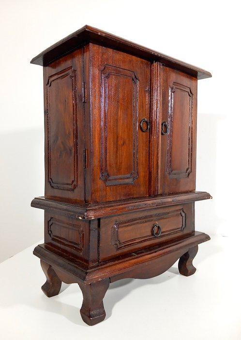 Kabinet - Ladenkast 1960 - Hout - Handgemaakt en exclusief, Antiek en Kunst, Antiek | Overige Antiek