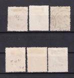 Nederland 1869 - Wapenzegels - NVPH 13/18, Gestempeld