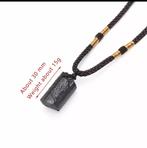 Handgemaakte zwart toermalijn ketting voor heren en dames -, Sieraden, Tassen en Uiterlijk, Armbanden, Nieuw