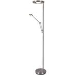Vloerlamp - Dimbaar - 2-lichts - Warm Wit 3000K, Huis en Inrichting, Lampen | Vloerlampen, Ophalen of Verzenden, Nieuw, Metaal