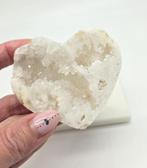 Bergkristal Kwarts Geode Hart (zie filmpje), Ophalen of Verzenden