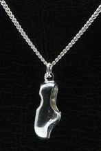 Zilveren Klomp ketting hanger - groot, Verzenden, Nieuw