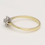 Ring - 14 karaat Geel goud, Witgoud Diamant (Natuurlijk), Nieuw