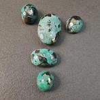 Turquoise Cabochons - Hoogte: 30 mm - Breedte: 19 mm- 25 g -
