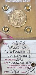 België. Leopold II. 20 Francs 1875 (Zonder Minimumprijs), Postzegels en Munten, Munten | Nederland