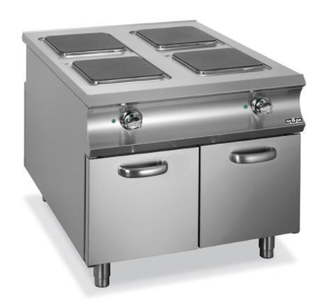 Elektrisch fornuis | staand model | 4 kookplaten, Zakelijke goederen, Horeca | Keukenapparatuur, Nieuw in verpakking, Verzenden