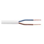 Stroomkabel 2 x 0.75 mm² op rol (100 meter, 100% koper, Wit), Verzenden, Nieuw