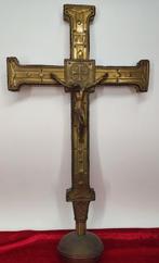Crucifix - Brons - 1850-1900, Antiek en Kunst, Kunst | Niet-Westerse kunst