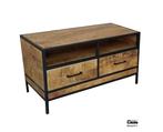 TV-meubel Newport mangohout 100 cm, Huis en Inrichting, Kasten | Televisiemeubels, Ophalen of Verzenden, Nieuw