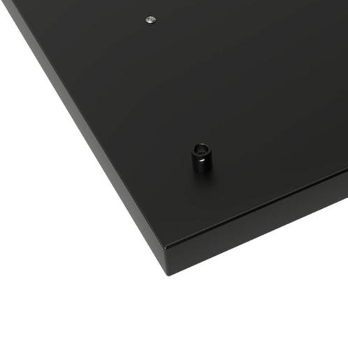 Calex Plafondplaat Mat Zwart 4 Snoeren Vierkant 40x40 cm, Doe-het-zelf en Verbouw, Elektra en Kabels, Ophalen of Verzenden