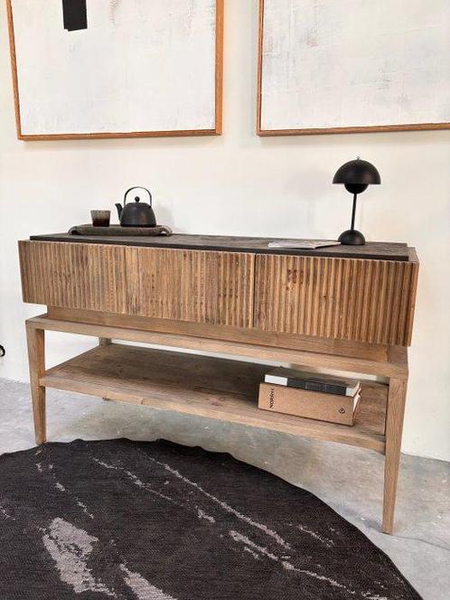 Stonekind - Dressoir - Birch, Elm, Steen - Stonekind, Antiek en Kunst, Kunst | Designobjecten