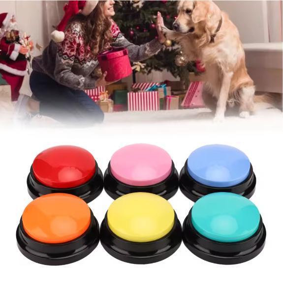 6x Huisdier Communicatie Knoppen –Opneembaar en Draagbaar, Dieren en Toebehoren, Kattenspeelgoed, Nieuw, Verzenden