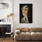 Miss Evoke - White headscarf - XXL, Antiek en Kunst