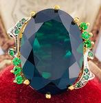 Zonder Minimumprijs - Ring - 9 kt. Geel goud, Zilver, Sieraden, Tassen en Uiterlijk, Ringen, Nieuw