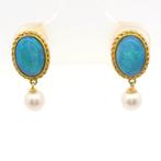 Zonder Minimumprijs - Hangoorbellen - 18 karaat 18K gouden