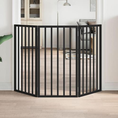 vidaXL Hondenhek inklapbaar 3 panelen 150 cm populierenhout, Dieren en Toebehoren, Honden-accessoires, Nieuw, Verzenden