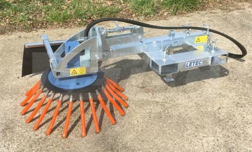 Onkruidborstel hydraulisch voor mini shovel of heftruck, Zakelijke goederen, Agrarisch | Werktuigen, Akkerbouw, Veehouderij, Overige