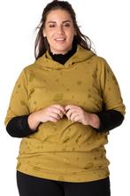 Yesta Sweater spat print capu 83CM Maat:, Kleding | Dames, Truien en Vesten, Nieuw, Verzenden, Overige kleuren