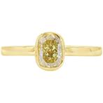 Ring - 18 karaat Geel goud - 1.01ct. tw. Geel Diamant, Nieuw
