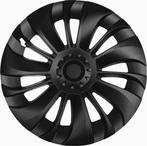 Set van 4 Tesla model Y 19 Inch wieldoppen Mat Zwart, Auto diversen, Wieldoppen, Verzenden, Nieuw